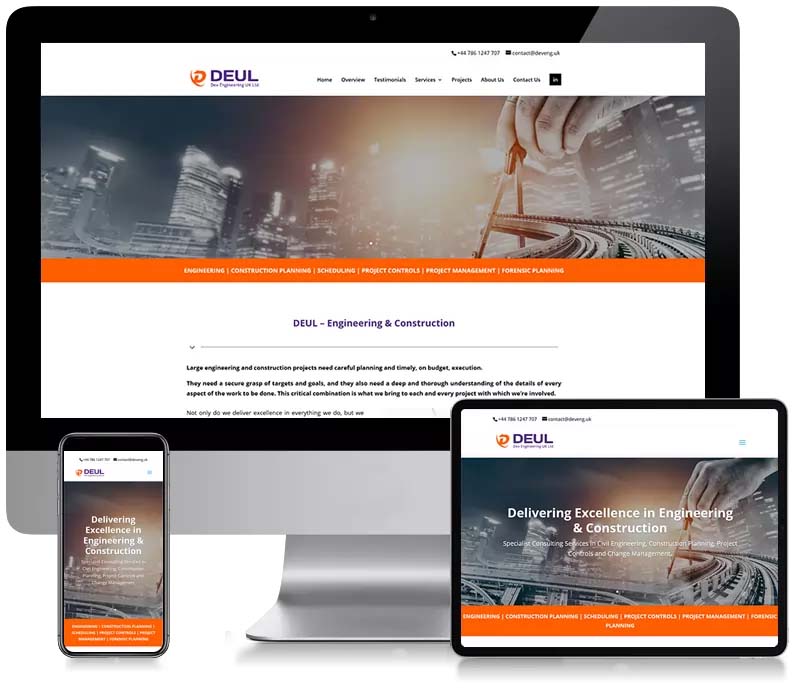DEUL - Custom CMS Web Design