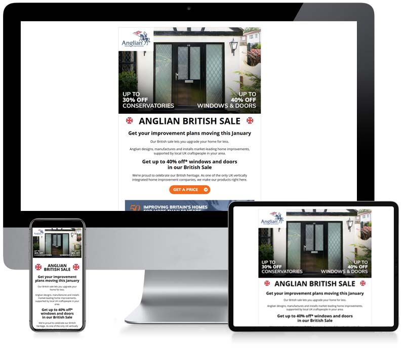 Anglian Windows - Create Newsletter Design