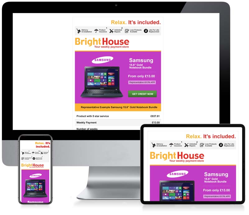 Bright House - Email Creative Design