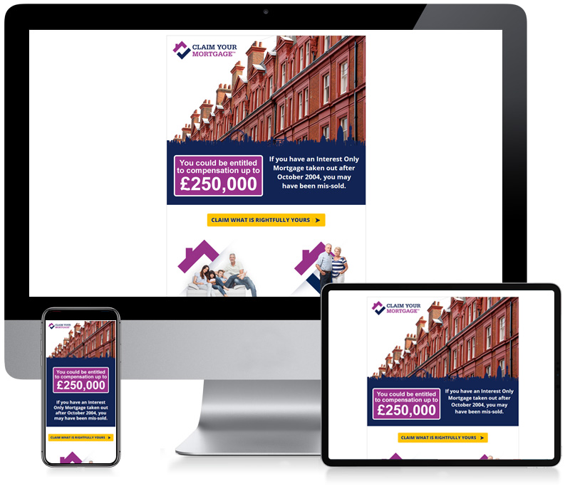 Claim Your Mortgage - Custom Email Newsletter Design