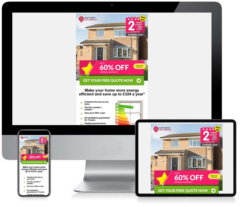 Don't Move Just Improve - Custom Email Newsletter Design