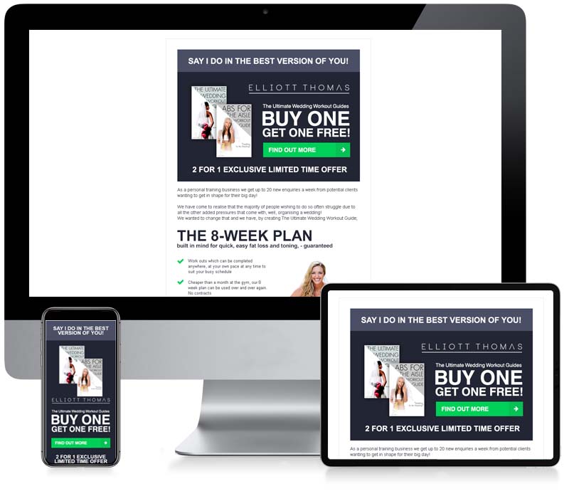 Elliott Thomas - Custom Email Newsletter Design