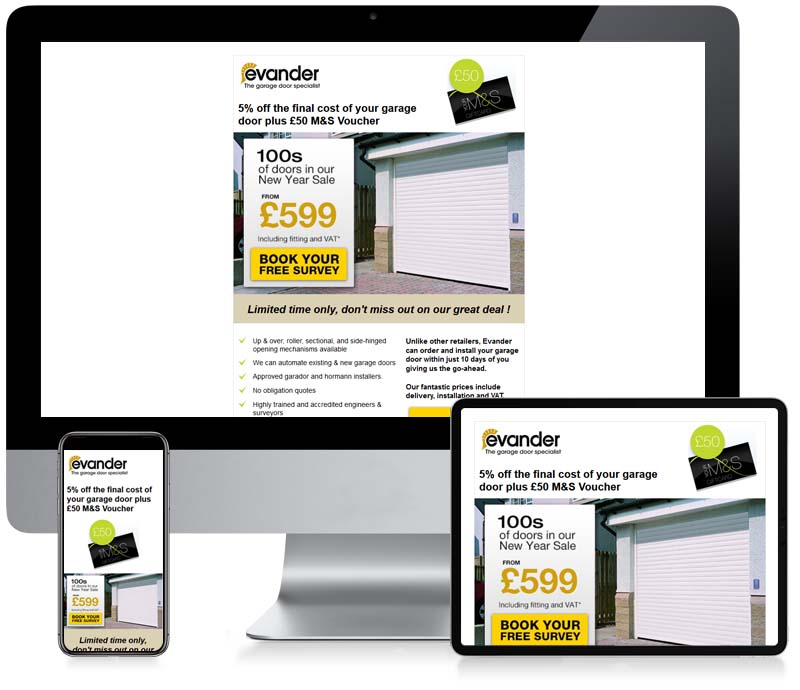 Evander - Creative Email Design
