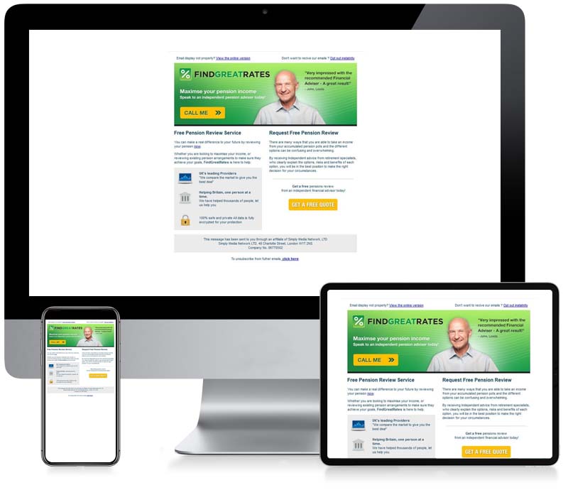 Find Great Rates - Email Design
