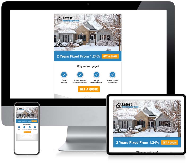 Latest Remortgage Deals - Custom Email Creative Design