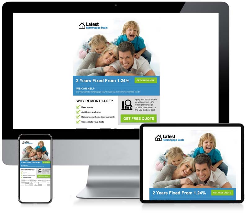Latest Remortgage Deals - Creative Email Design