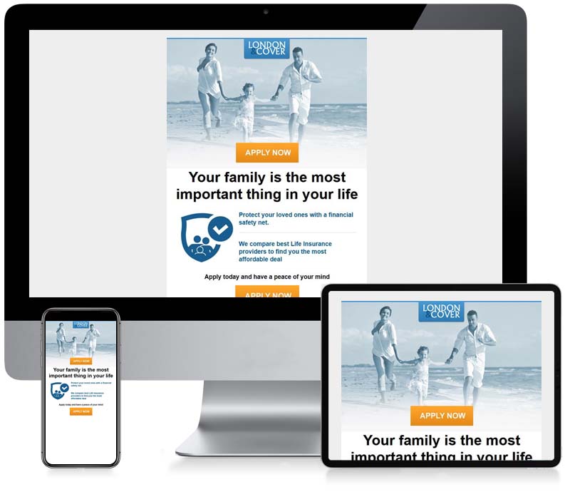 London & Cover - Custom Email Design