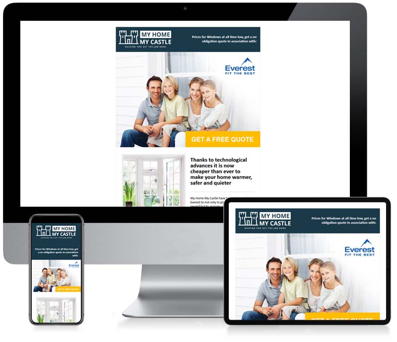 My Home My Castle - Email Creative Design