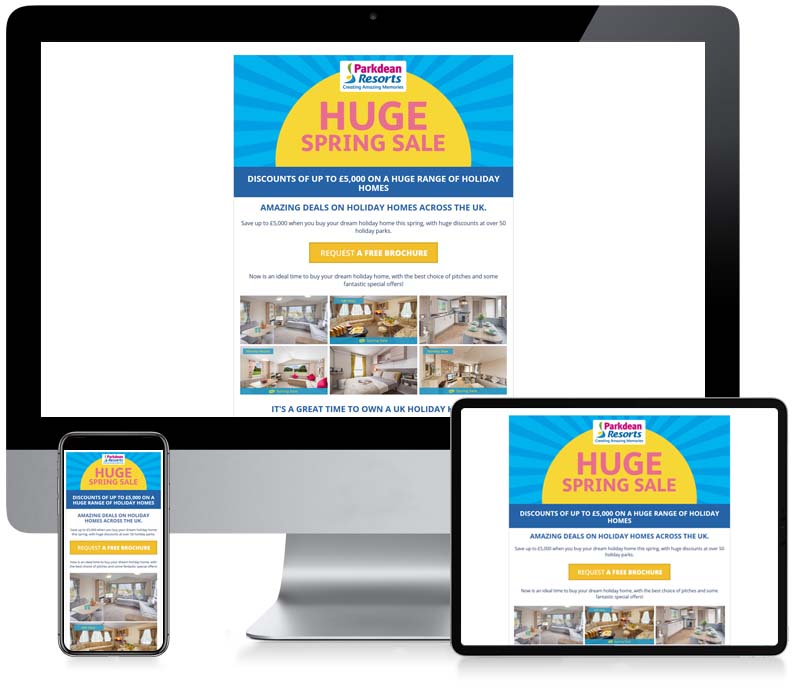 Parkdean Resorts - Holiday Custom Newsletter Design