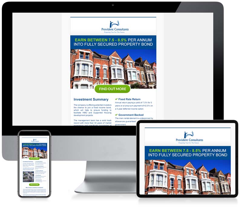 Provident Bond - Estate Agency Email Design