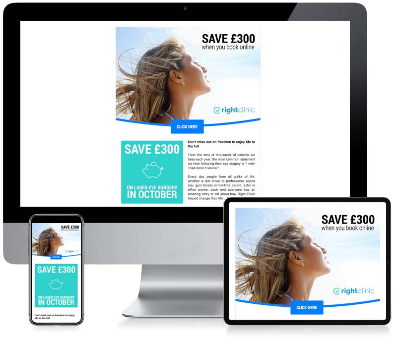Right Clinic - Healthcare Email Creative Design
