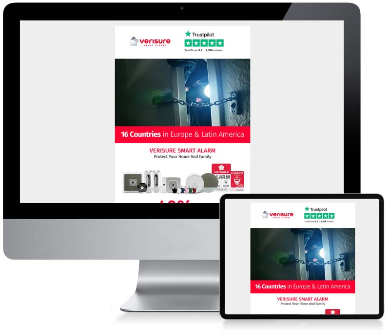 Verisure Smart Alarms - Security Email Design