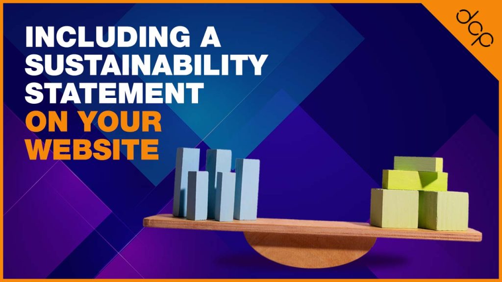 Including a Sustainability Statement on Your Website